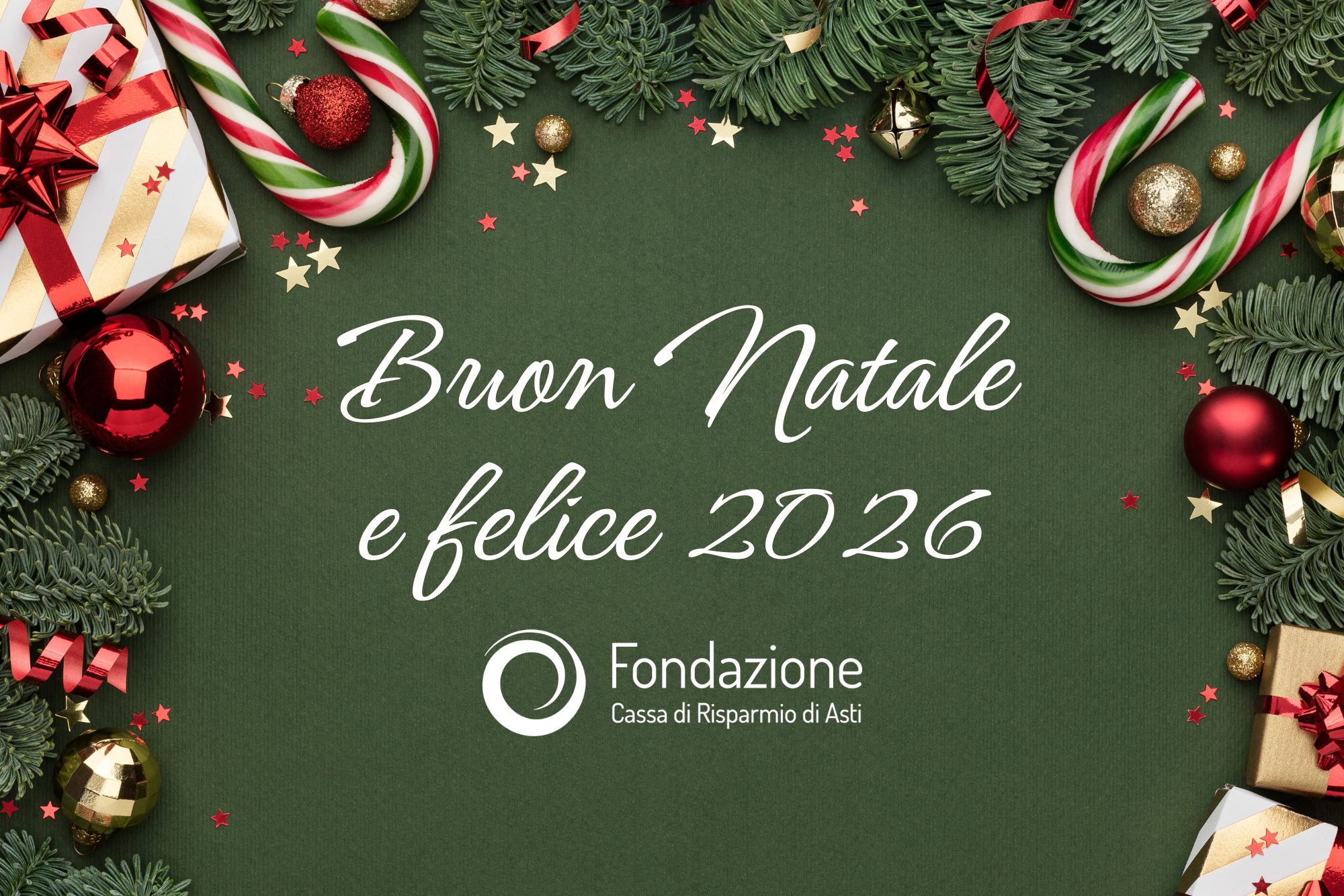 Buone Natale e felice 2026